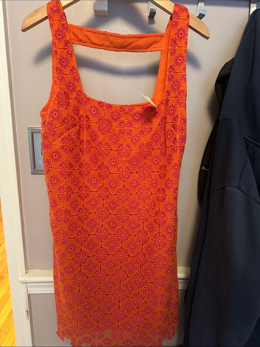 Maeve square neck mini shift dress
